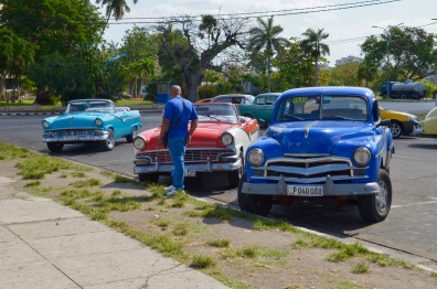Blue Classic Car