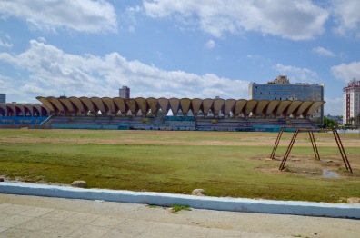 View from the Bus - Parque José Martí Stadium